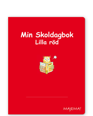 Min skoldagbok lilla röd åk 1