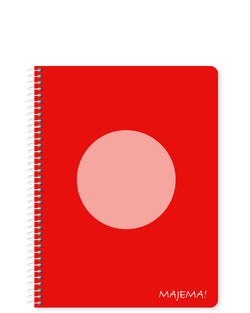 Projektbok röd