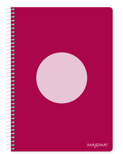 Projektbok vinröd A4 FK-åk 9