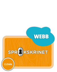 Språkskrinet clown lärarwebb åk 2